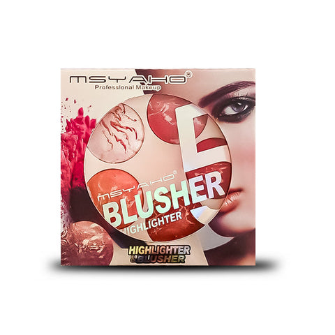 5-in-1 MSYAHO Professional Makeup Palette – 3D Highlighter, Blusher, Contour, Bronzer &amp; Illuminator All-in-One Kit