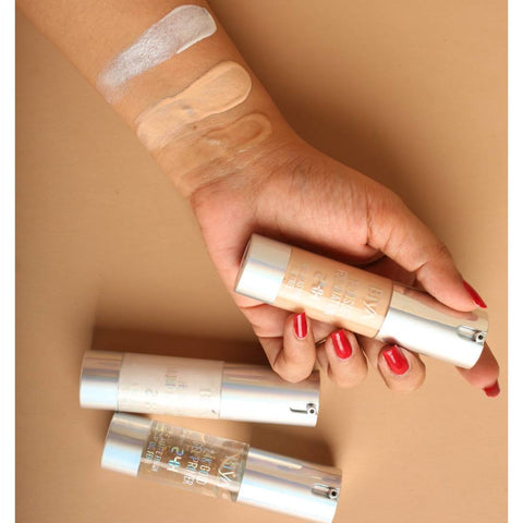 3in1 BIYA 24k Gold Gel Primer Foundation Highlighter Set | Best Quality Foundation Highlighter