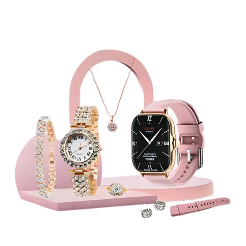 A58 Plus  6 in 1 - Smartwatch For Women | Best Quality Smart Watch For Girls | Perfect For Gift