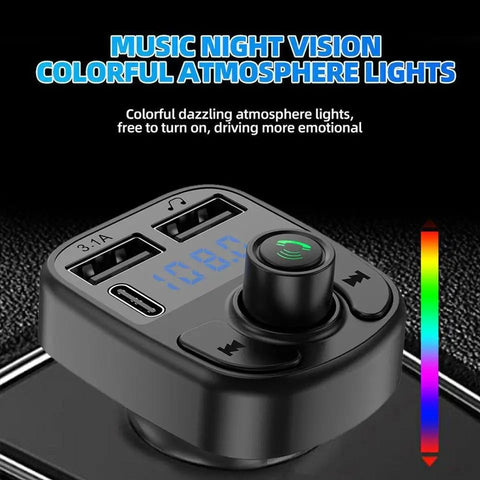 C1 - Car Mp3 Player | Car Wireless FM Transmitter | Car Mp3 Modulator | Car Accessories ( Random Color )
