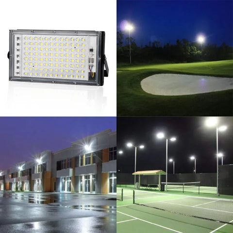 50W Led Flood Light IP65 Waterproof Outdoor Garden Yard Floodlight Spotlight - 50 LED