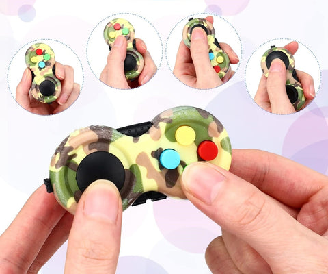 Fidget Pad Retro Classic Fidget Controller Handheld Fidget Game Controller Fun Fidget Pad Packs Classic Fidget Toys - Random Color &amp; Design