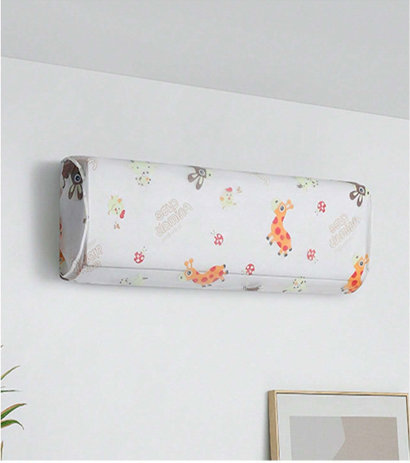 Air Conditioner Dust Cover Wall Mounted Indoor Hanging Dustproof Protective Cover (Random Print) 1 ton