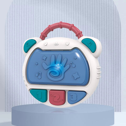 Flash Drum Toy for Kids - Early Education Drums Piano Musical Instrument Baby Toys Baby Hand Drum Toy Baby Flash Drum With Lights And Music Babies Drum Clap Music Hand Drum Children Preschool Early Development Toy