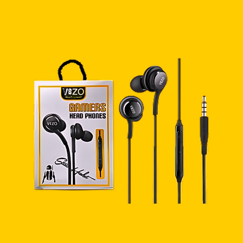 Airgrove AKG Wired Earphones | HD Stereo Sound | Deep Bass | Built-in Mic | 3.5mm Jack | Tangle-Free Cable | Hands-Free For Mobile - Android Hands-Free