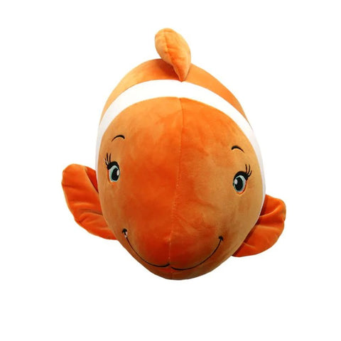 Cute Clown Fish Soft Stuffed Plush – 65cm Large Cartoon-Inspired Plush Toy for Kids, Toddlers &amp; Plush Collectors – Adorable Nemo-Style Ocean Animal Pillow for Cuddling, Gifting &amp; Room Decor - Random Color