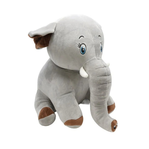 Adorable Sitting Baby Elephant Stuffed Toy – 30cm Soft Plush Animal Doll for Kids, Toddlers &amp; Babies – Cuddly Grey Elephant Toy with Floppy Ears – Perfect for Snuggling, Gifting &amp; Nursery Decor