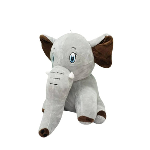 Adorable Sitting Baby Elephant Stuffed Toy – 30cm Soft Plush Animal Doll for Kids, Toddlers &amp; Babies – Cuddly Grey Elephant Toy with Floppy Ears – Perfect for Snuggling, Gifting &amp; Nursery Decor
