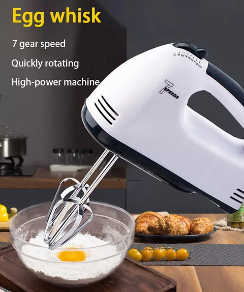 DH-133 Scarlett Multifunctional 7 Speed Mini Mixer Electric Food Blender Scarlett Handheld Mixer Egg Beater Automatic Cream Food Cake Baking Dough Mixer