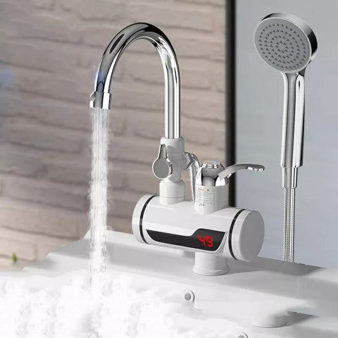 (with shower)Electric Hot Water Heater Faucet Kitchen Instant Heating Tap Water