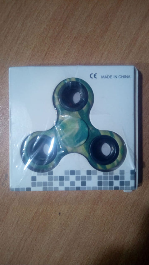 Fidget Spinner Stress Reducer Toy Metal Barring Multi Color.