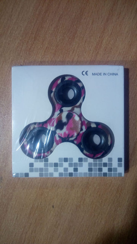 Fidget Spinner Stress Reducer Toy Metal Barring Multi Color.