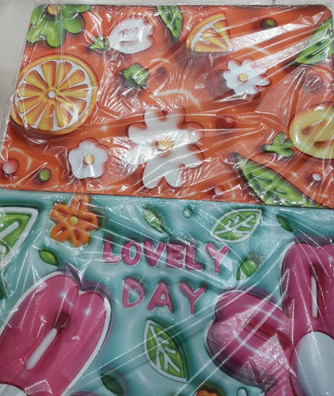 Absorbent Mat Flower Soft Diatom 3D Mud Floor Mat Bathroom Non-Slip Rug (random Design)