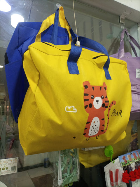 Baby Dinosaur Cloth Organizer And Storage Handbag Portable | only blue color available.