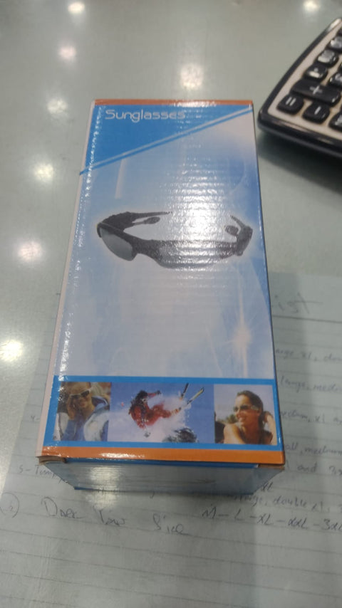 Bluetooth sun glasses with headphones connect with Mobile and talk