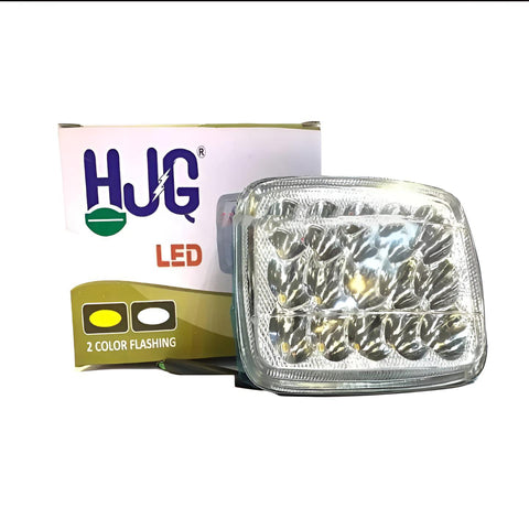 5 function led headlight 15 led white and Fog light  high beam 15 led fog bike headlight for 70 &amp; 125/All functions led light