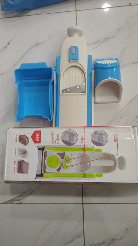 (NW00092) Adjustable Slicer,Mandoline Slicer,Vegetable Slicer, Food Chopper,Vegetable Cutter,Quick Dicer Fruit French Fry Julienne  (Random Color)