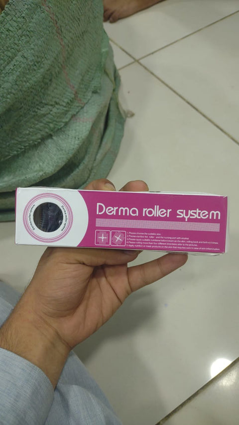(NW00098) Skin Therapy 0.5 Derma Roller With 540 Micro Needle Roller For Men And Women | Derma Roller 540 Titanium Needle (0.5mm)