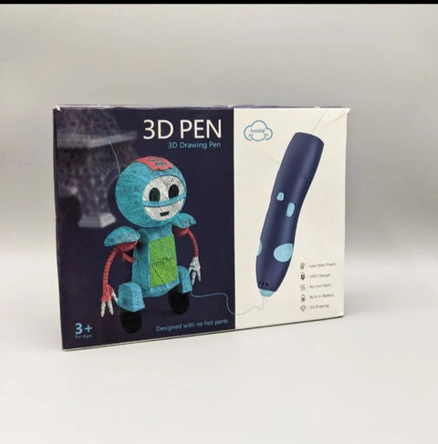 3D Pen for 3D Printing Drawing Pen USB 3D pen plus with safe filament Creative Learning for Children Kids as Toys DIY Arts &amp; Crafts Boy Girls Perfect Gift
