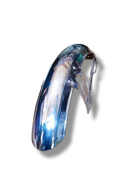 Front Cut Mudguard for 70cc and 125cc cafe racer bikes | Chrome Mudguard metal quality
