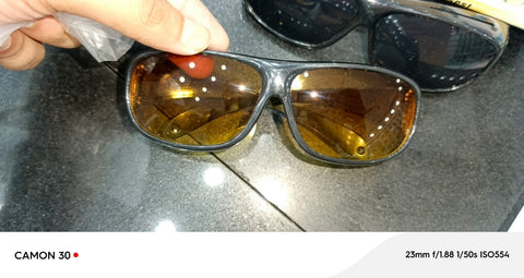 2 Pieces in one box HD Day &amp; Night Vision Wrap Around Glasses | NIGHT VISION GLASSES FOR MEN | Car Anti-Glare Goggles Sunglasses Man Motorcycle Driving Glasses
