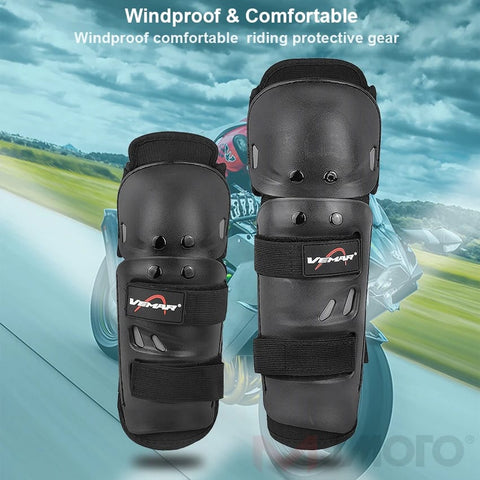 4 pcs Breathable Motorcycle Knee Elbow Pads, Motocross Elbow Pads, Windproof Motorbike Protective Gear, Anti-collision, Anti-fall, New