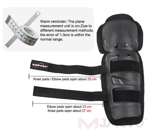 4 pcs Breathable Motorcycle Knee Elbow Pads, Motocross Elbow Pads, Windproof Motorbike Protective Gear, Anti-collision, Anti-fall, New