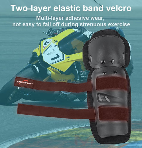 4 pcs Breathable Motorcycle Knee Elbow Pads, Motocross Elbow Pads, Windproof Motorbike Protective Gear, Anti-collision, Anti-fall, New