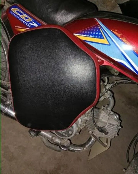 Best Bike Seat Cushion for Back Pain Red Black Waterproof Universal Relaxer Bike Seat Cushion and Motorcycle Seat Cover for all bikes( Red Black )