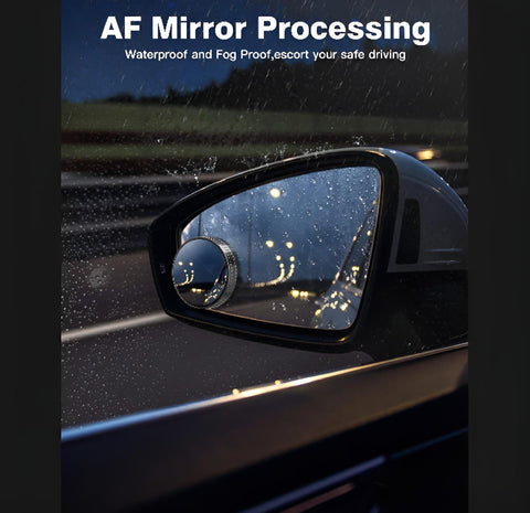 2 PCs rotatable Car Round Mirror Original Glass Rear view Blind spot Side Mirror rotatable lens