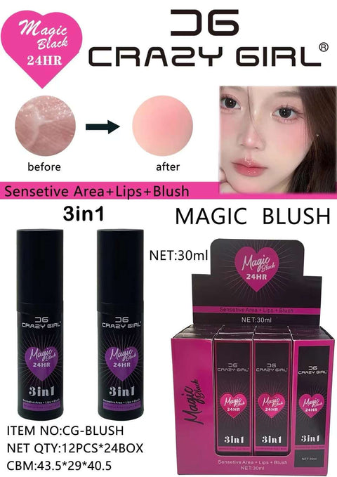 3 in 1 Magic Pink 24H Blusher