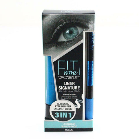 Fitme 3 in 1 Mascara, Eyeliner &amp; Pencil