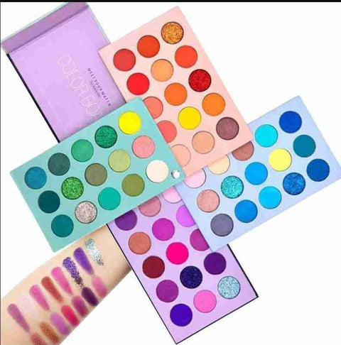 Eye Shadow 4 in 1 Palette, 60 Shades