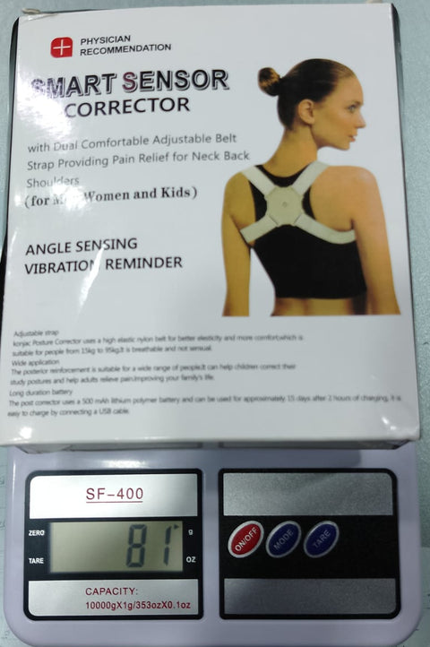 Adjustable Spine Back Support Posture Sensor Belt chargeable