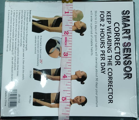 Adjustable Spine Back Support Posture Sensor Belt chargeable
