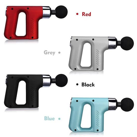 4 in 1 Facial Gun Massager Deep Tissue fascial massager with 4 massage Muscle Massage Gun (Random color)