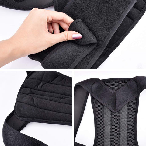 Back pain relief posture corrector belt