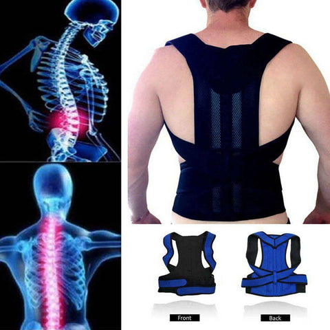 Back pain relief posture corrector belt