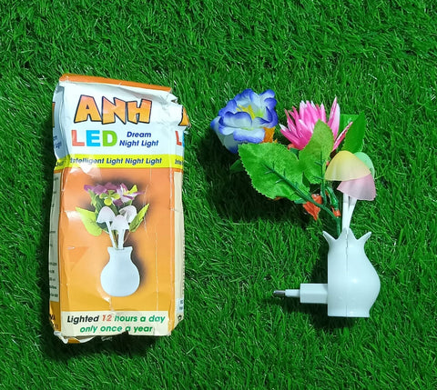 (NW000146) Mushroom Night Light Dusk To Dawn Sensor LED Night Lights Flower Lamp Bedroom Babyroom Lamps For Kids Gifts