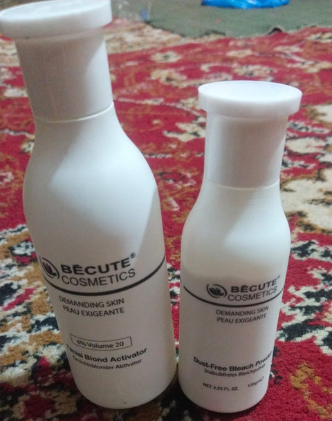 Becute Bleach Powder (100gm) &amp;  Facial Blonde Activator (200ml)