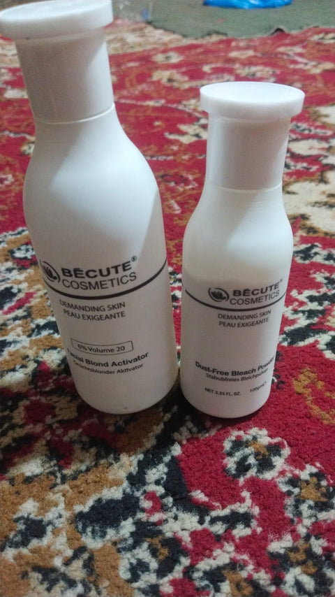 Becute Bleach Powder (100gm) &amp;  Facial Blonde Activator (200ml)