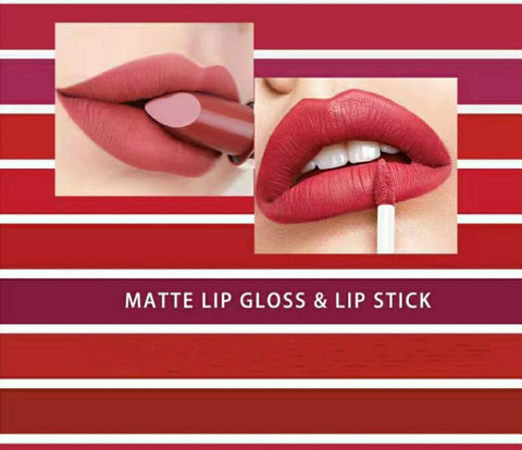 eccsece 2 in 1 Lipstick + Lipgloss
