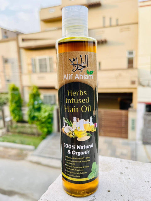Alif Ahlam Herbs Infused Hair Oil – 200ml