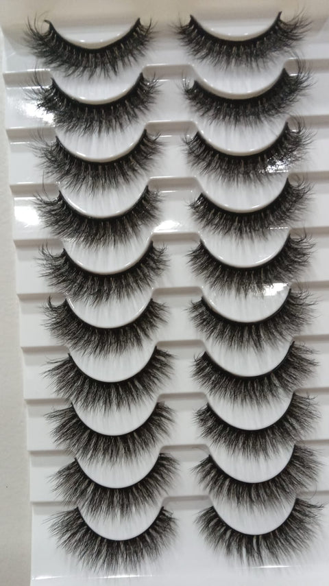 (10 PACK) eyelashes 5d 03