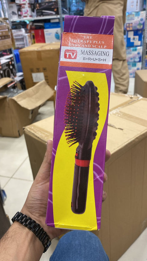 Electric Wireless Massage Comb Hair Growth Vibration Scalp Massager Anti Hair Loss Care Head Massager for Relax &amp; Stress Relief