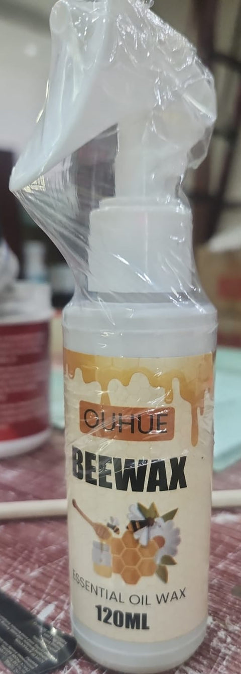 Beeswax Furniture Polish and Cleaner Spray, Natural Micro-Molecularized Beewax (120ml)