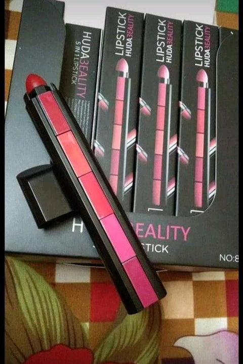 5 In 1 Huda Beauty  Lipstick Nude Shades