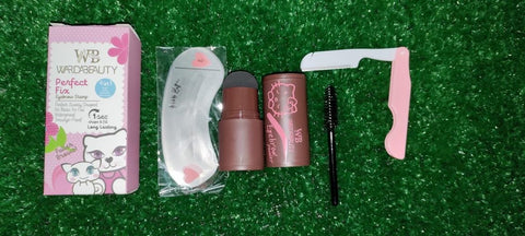 3 in 1 Eye brow Deal eyebrow stamp, Eye brow pencil, eyebrow razor tinkle