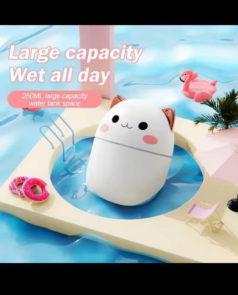 Cute Air Humidifier Mini Aromatherapy Humidifiers Diffusers Essential Oil Diffuser Home Carv ( 250ML)