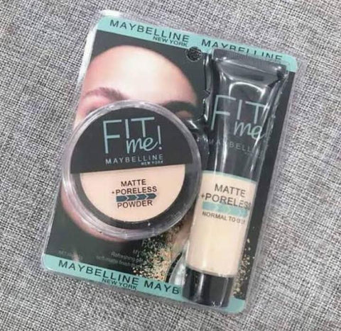 Fit me foundation and face powder gift pack